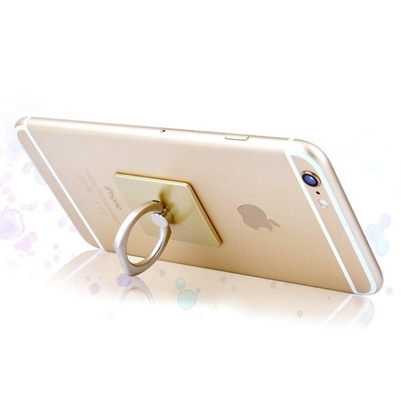 Universal Phone Ring Grip & Stand for Smartphones iPhone Android (Silver / Gold) - Picture 5 of 7
